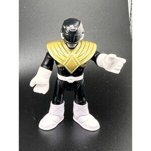 Fisher Price Imaginext Mighty Morphin Black And Gold‎ Power Rangers figure